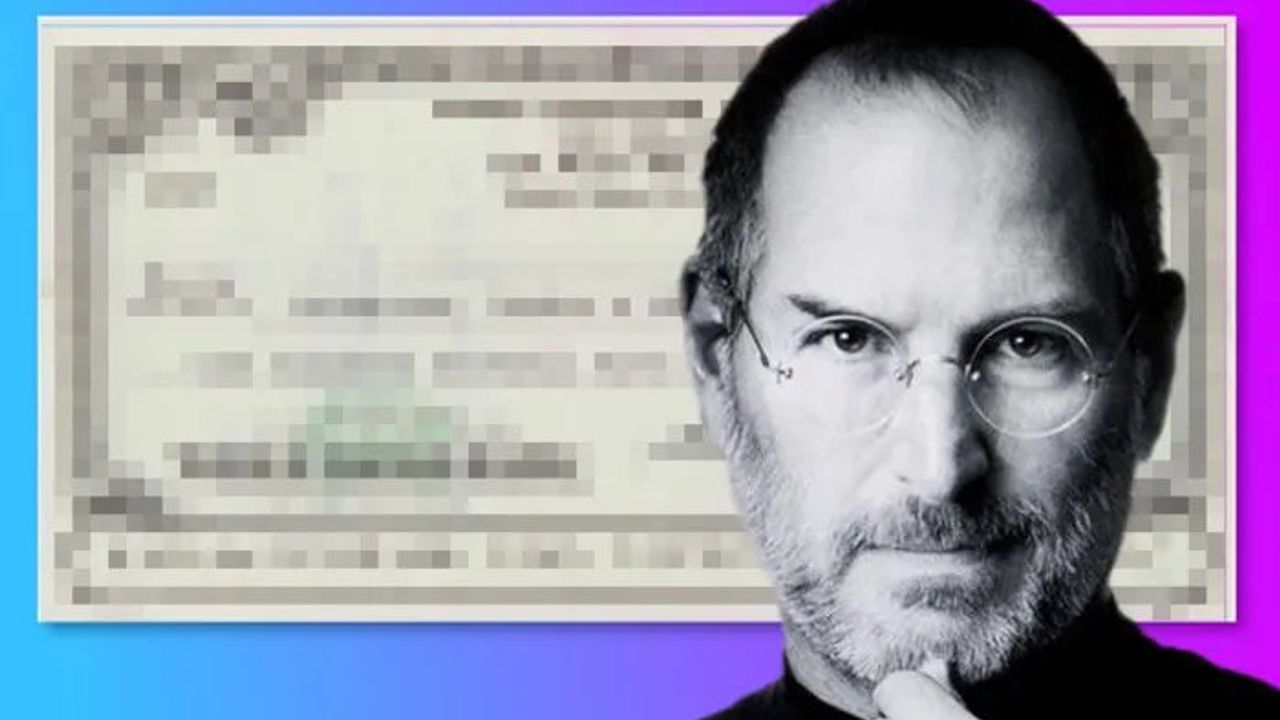 Steve Jobs İmzalı Çek Açık Artırmada 106 Bin Dolar'a Satıldı