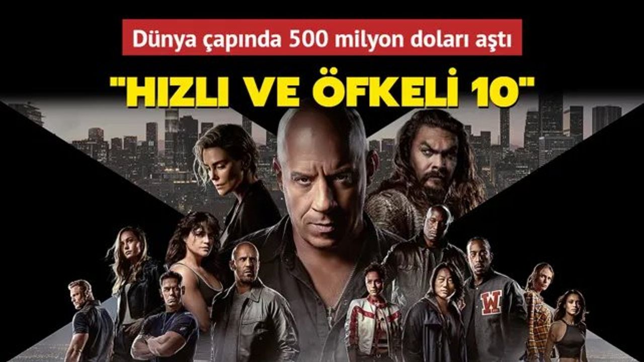 Hızlı ve Öfkeli 10 Küresel Gişe Rekoru Kırdı