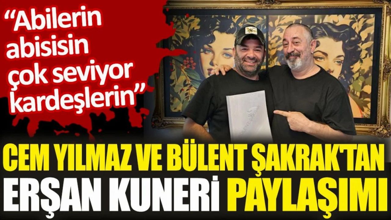 Cem Yılmaz ve Bülent Şakrak, Erşan Kuneri dizisinin ikinci sezonu için bir arada