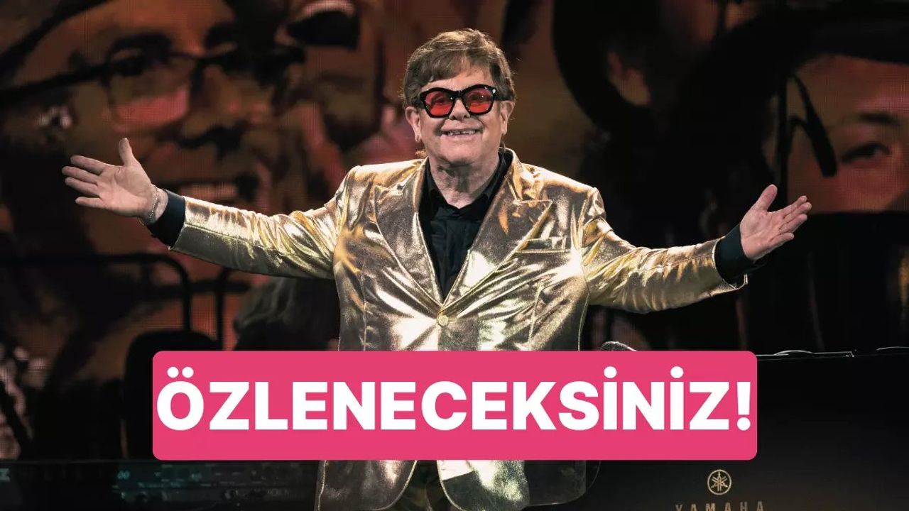 Elton John Sahneye Veda Etti