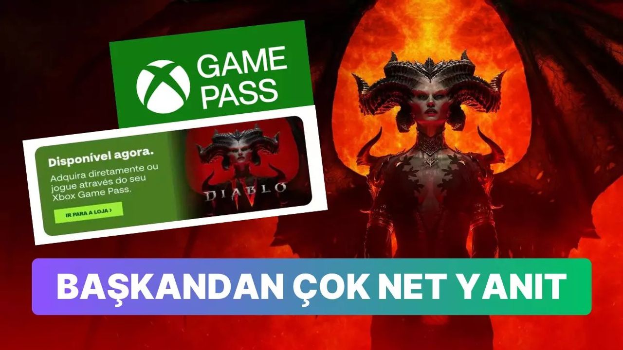 Diablo 4 Game Pass'e Eklenmeyecek