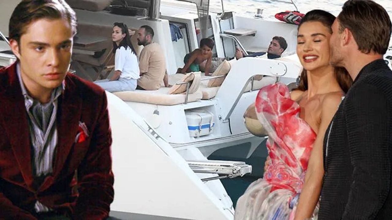 Ed Westwick ve Amy Louise Jackson Bodrum'da Tatilde