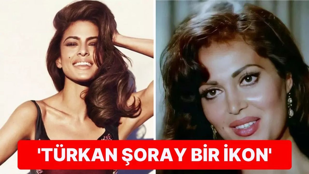 Dünyaca Ünlü Yıldız Eva Mendes'ten Türkan Şoray Paylaşımı