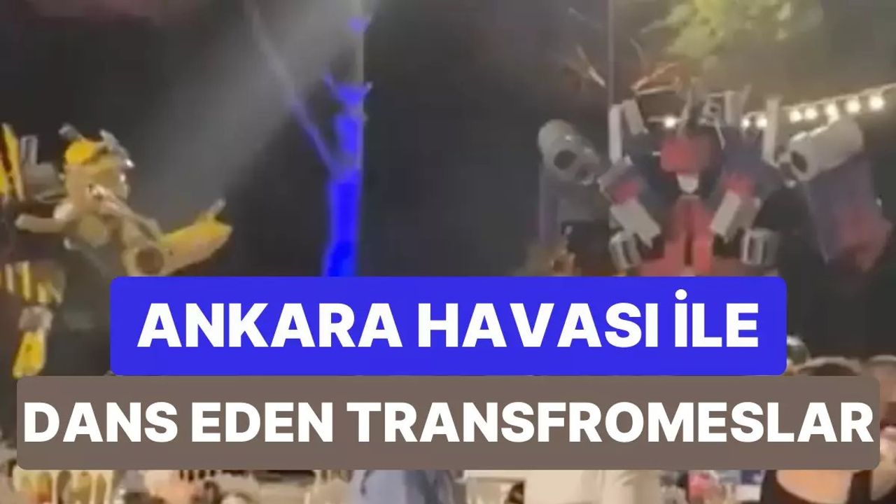 Düğünde Ankara Havasıyla 'Transformers' Oynattılar