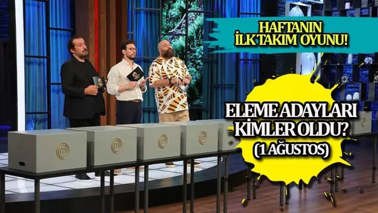 MasterChef 2023 All Star - Haftanın İlk Dokunulmazlık Oyunu ve Eleme Adayları