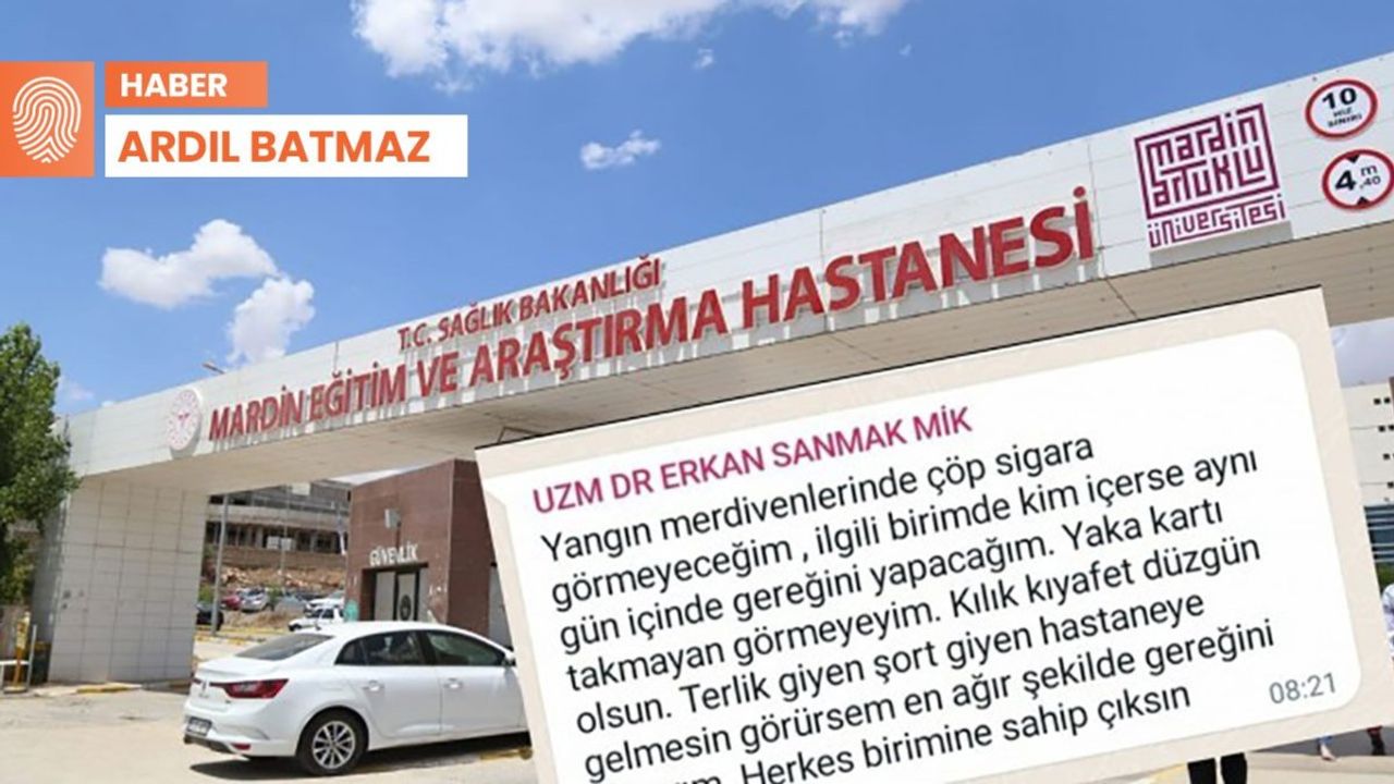 Diyarbakır-Mardin Eğitim ve Araştırma Hastanesi Başhekim Yardımcısının Mesajları Tartışma Yarattı