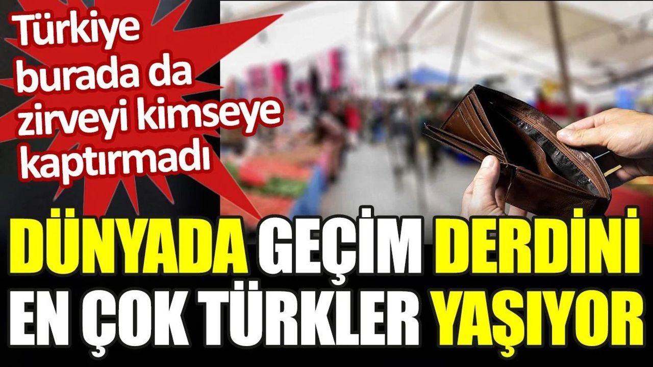 Türkler OECD Raporuna Göre Geçim Derdinde