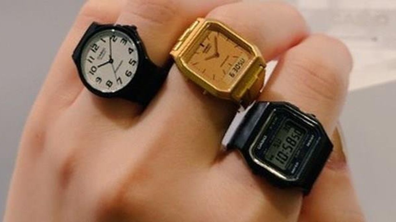 Casio Watch Ring Koleksiyonu: Parmaklara Takılan Saatler