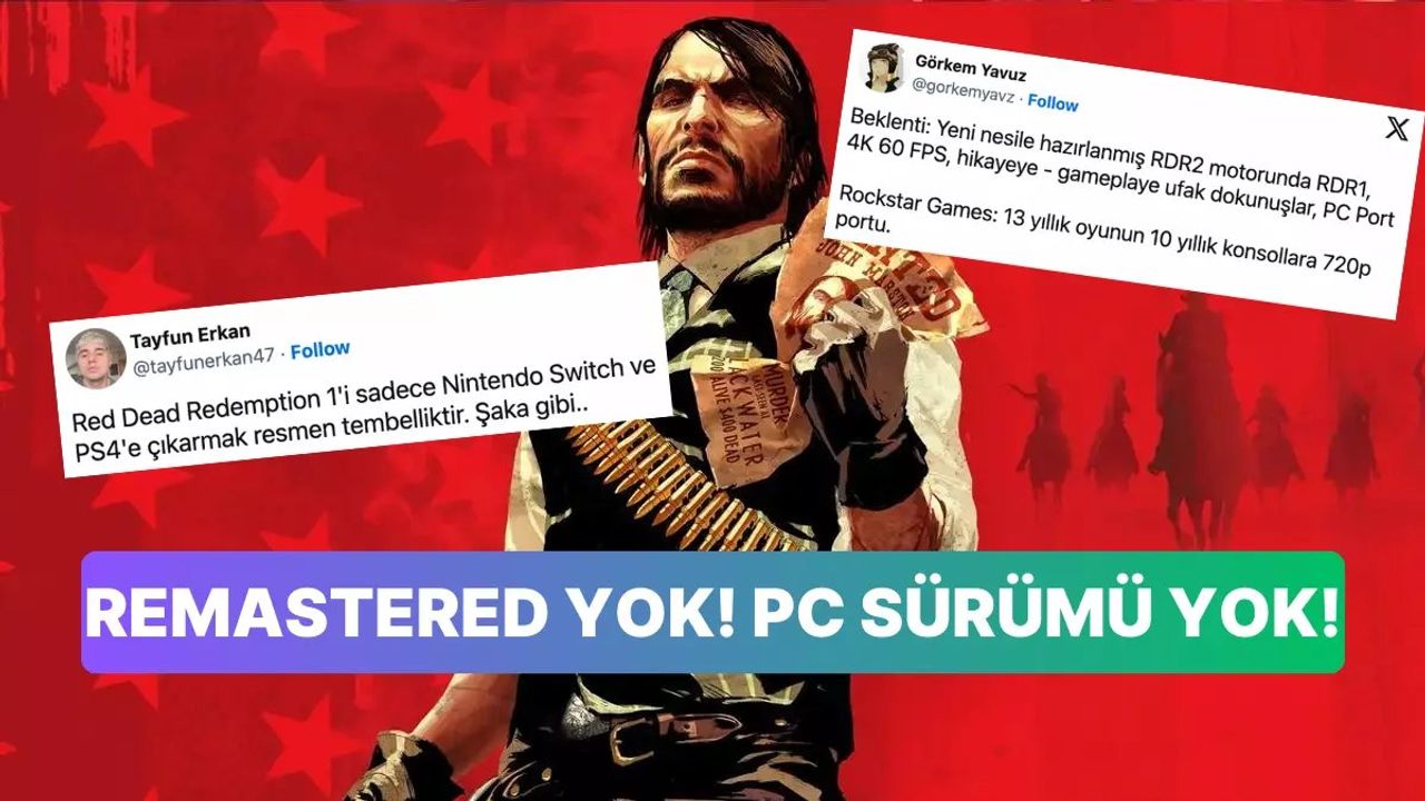 Red Dead Redemption Remastered: Yeni Nesil Konsollar ve Nintendo Switch İçin Çıkış Yaptı, PC ve Diğer Konsoller Bekliyor