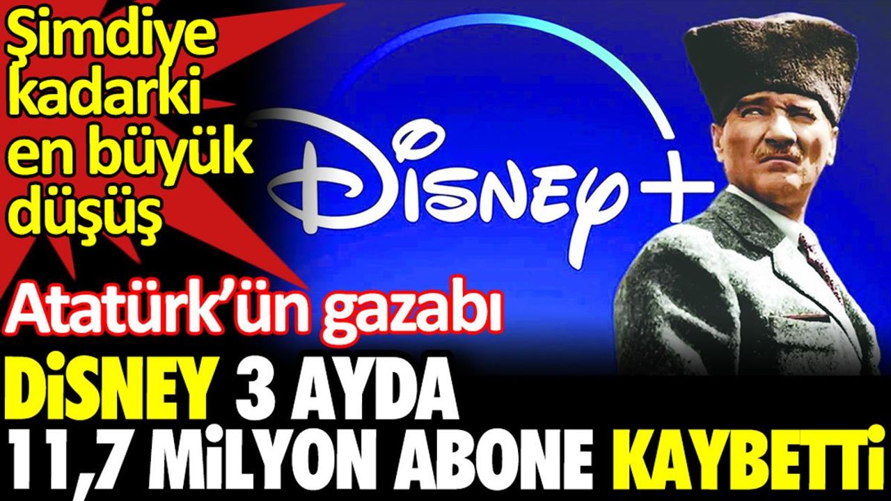 Disney 3 Ayda 11,7 Milyon Abone Kaybetti