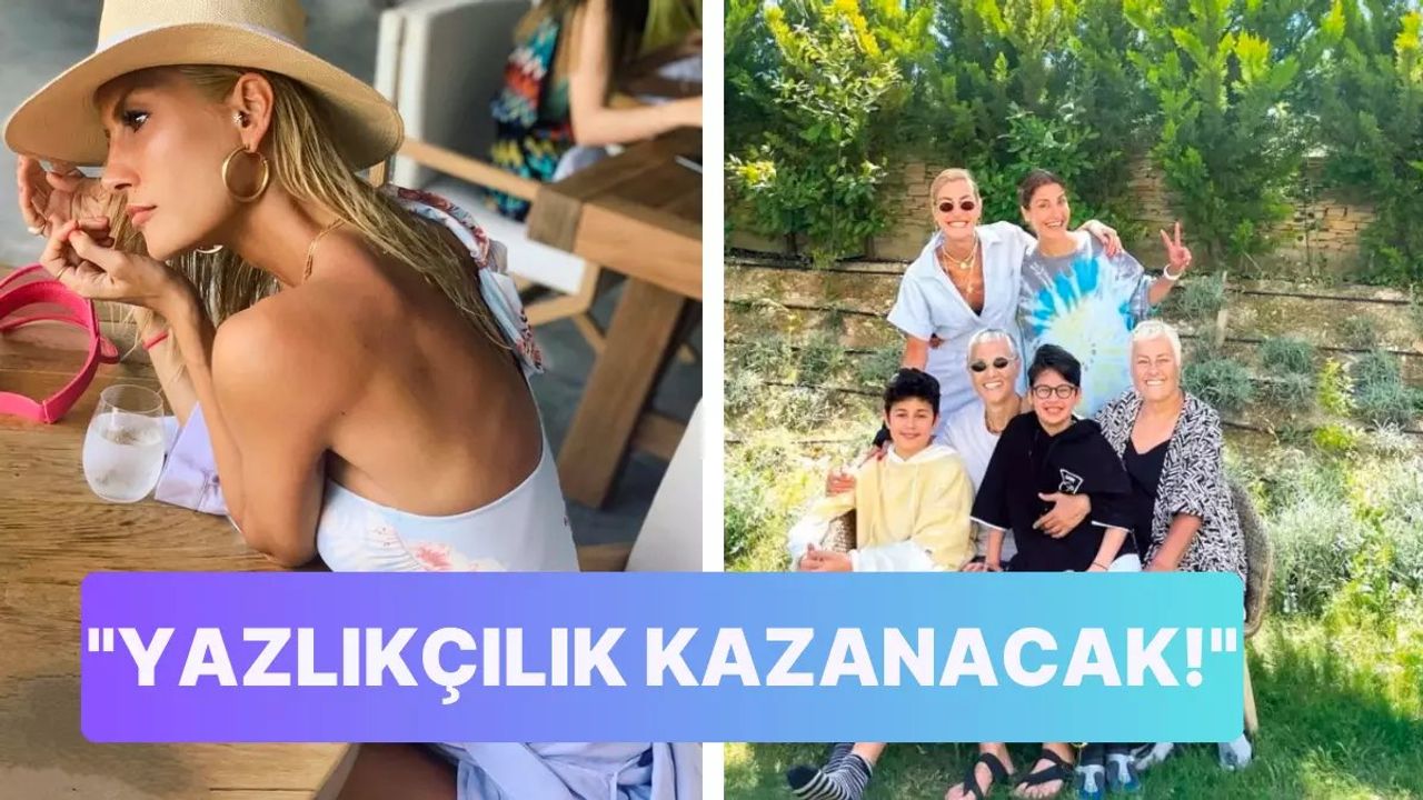 Çağla Şıkel Yazlığında Tatilde