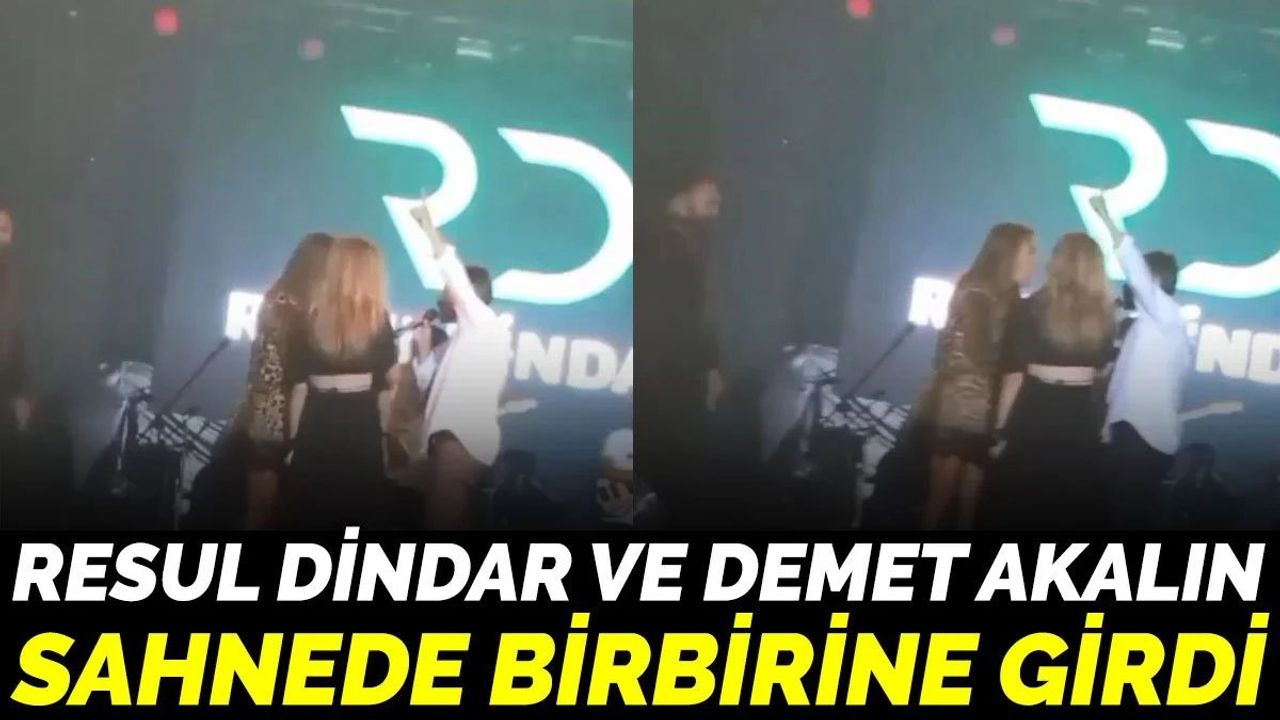 Resul Dindar ve Demet Akalın Arhavi Festivali'nde Gerginlik Yaşadı