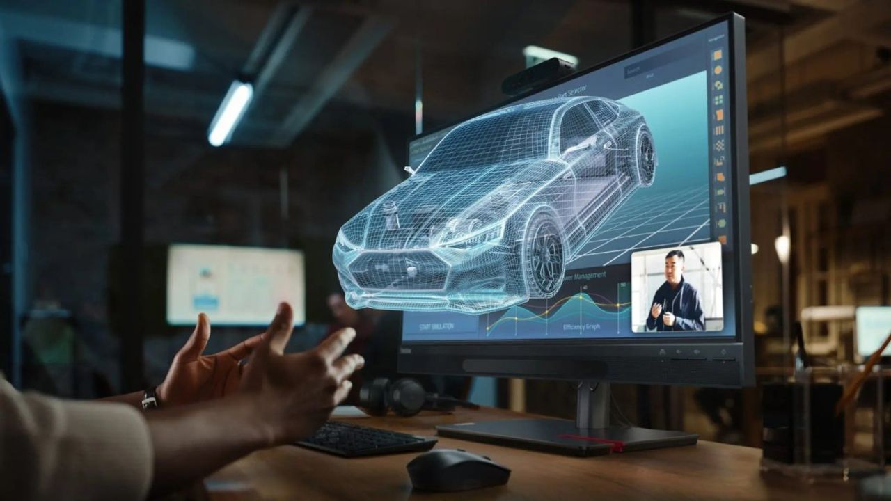 Lenovo ThinkVision 27 3D Monitörü: Gerçekçi 3D Görüntüler için Akıllı Göz Takip Sistemi