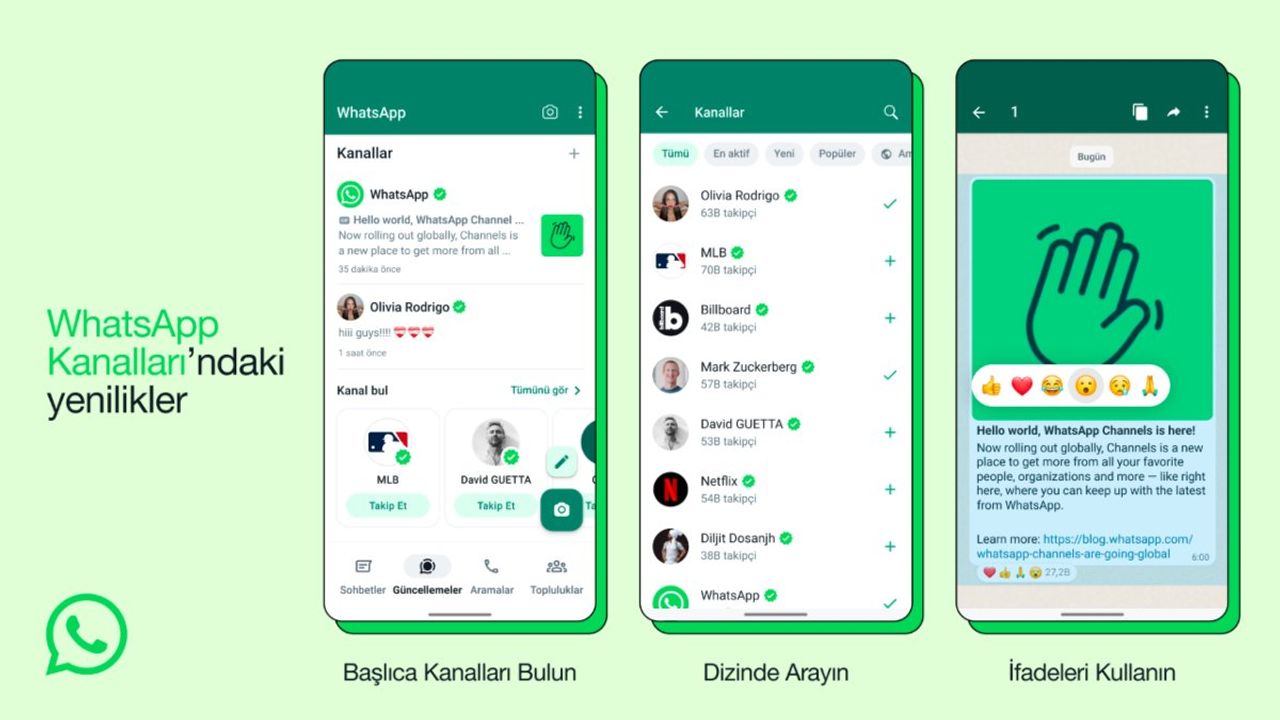 WhatsApp Kanallar Özelliği Türkiye'de Kullanıma Açılıyor