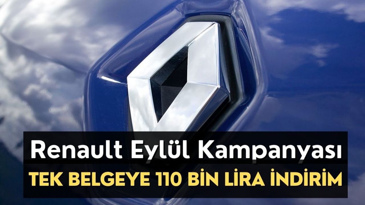 Renault Eylül Kampanyası Başladı!