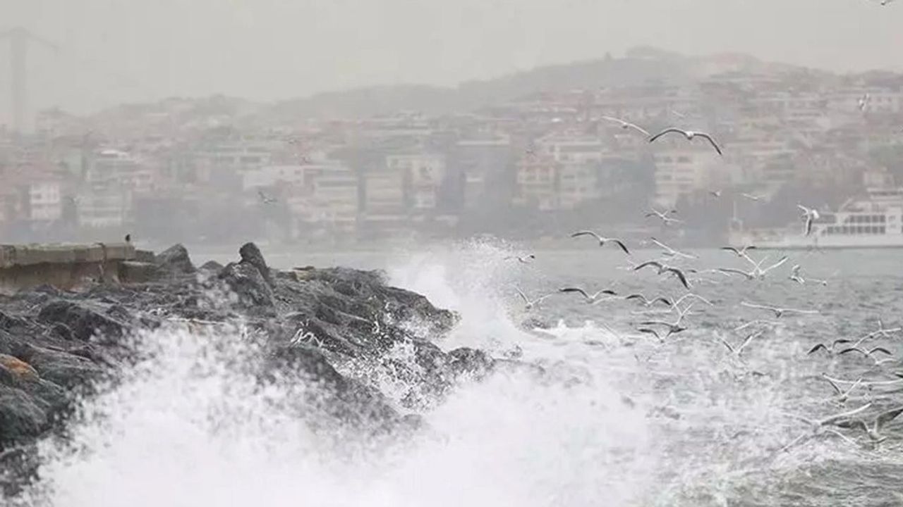 İstanbul'da Fırtına Uyarısı