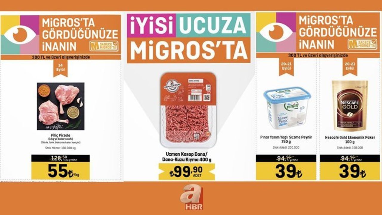 BİM ve Migros'ta Büyük İndirim!