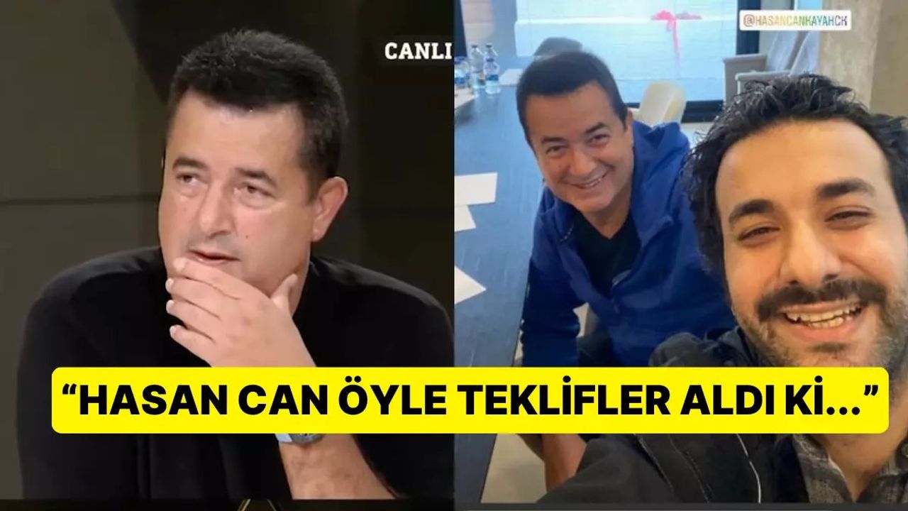 Acun Ilıcalı, 'Az Önce Konuştum' programında Hasan Can Kaya hakkında samimi açıklamalar yaptı