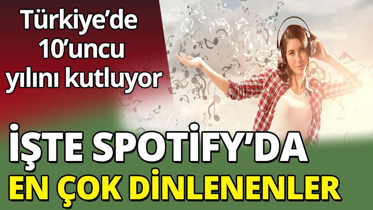 Türkiye'de 10. yılını kutluyor! İşte Spotify'da en çok dinlenenler