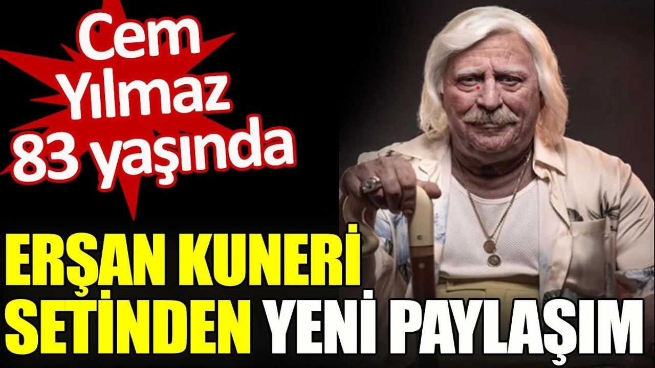 Cem Yılmaz'ın Erşan Kuneri Dizisi İkinci Sezon Çekimleri Devam Ediyor