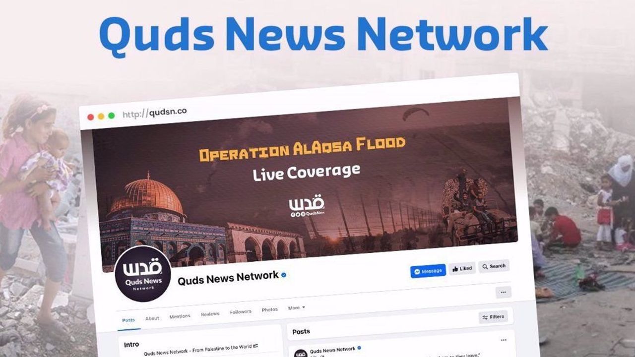 Meta, Quds Haber Ağı'nı Facebook'tan Kaldırdı