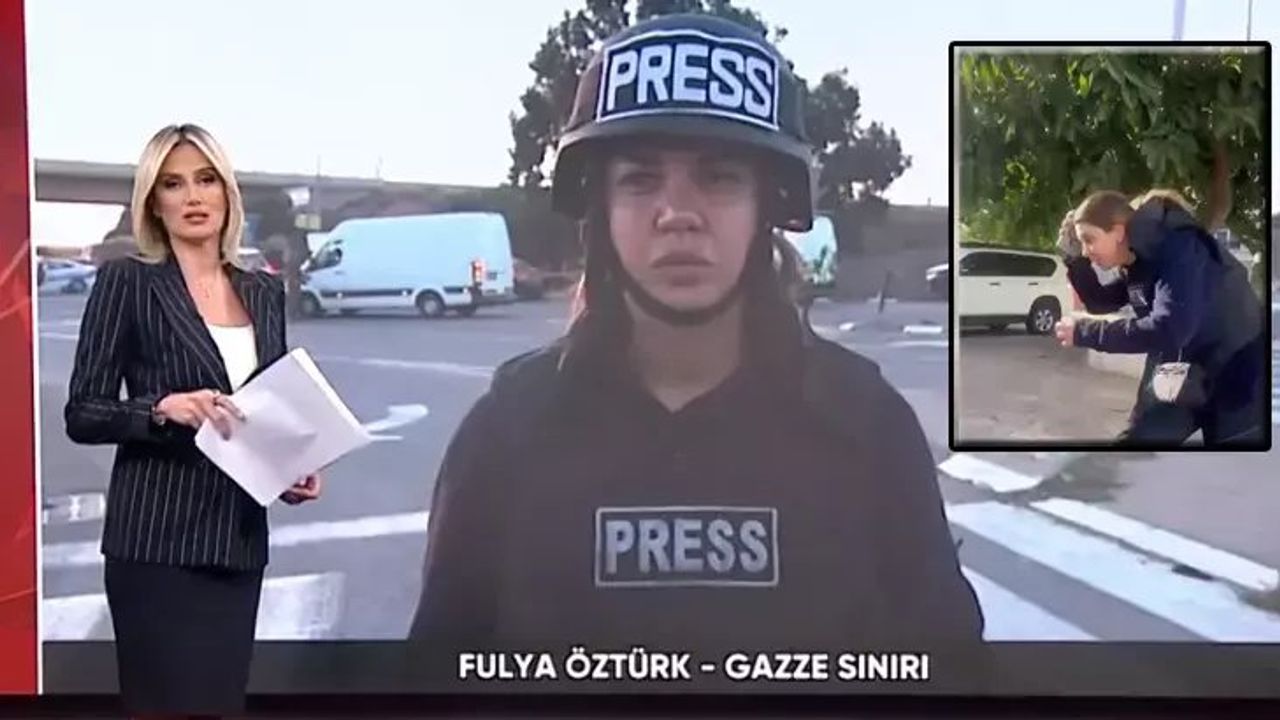 CNN TÜRK Özel Haberler Şefi Fulya Öztürk ve Halil Kahraman Gazze Sınırında