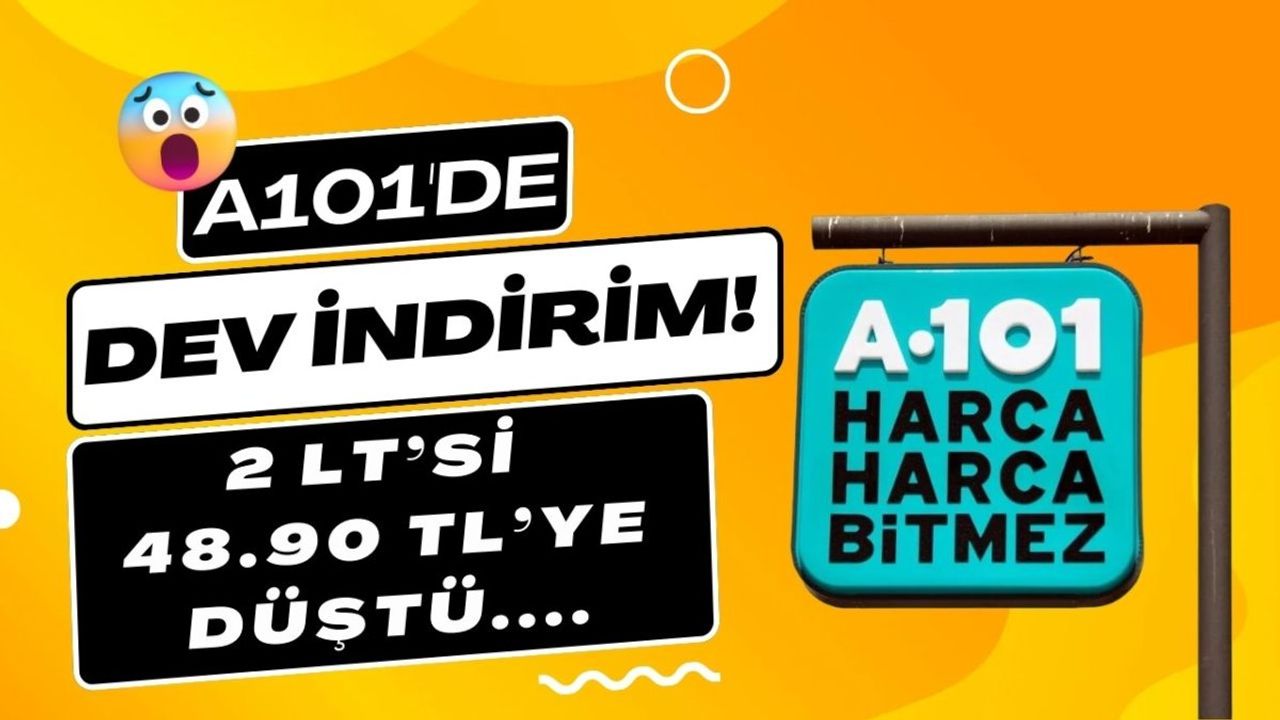 A101 Stokları Patlattı! Dev İndirimler Başladı