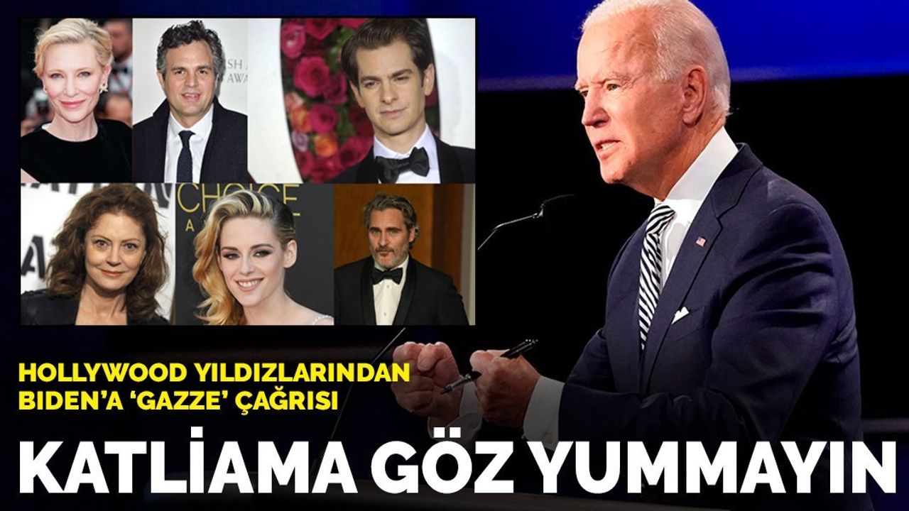 Hollywood Yıldızlarından Biden'a 'Gazze' Çağrısı