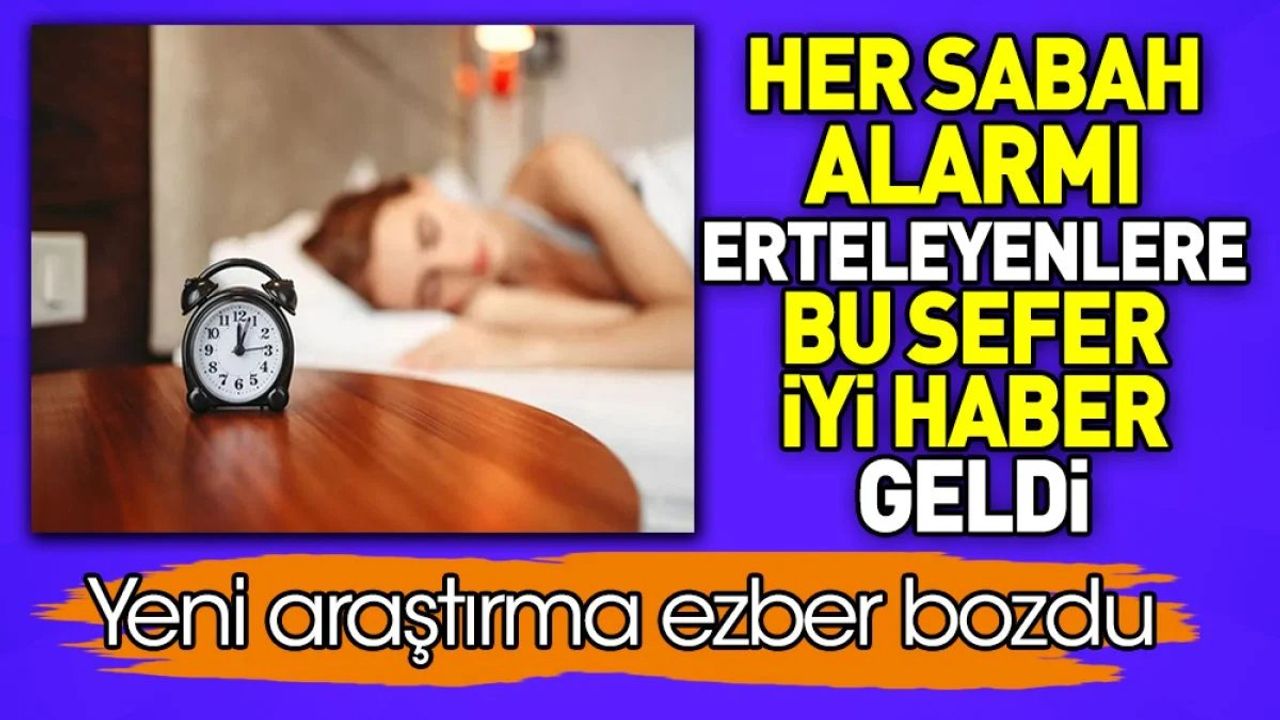 Alarmı Erteleyenler Daha Zeki Olabilir