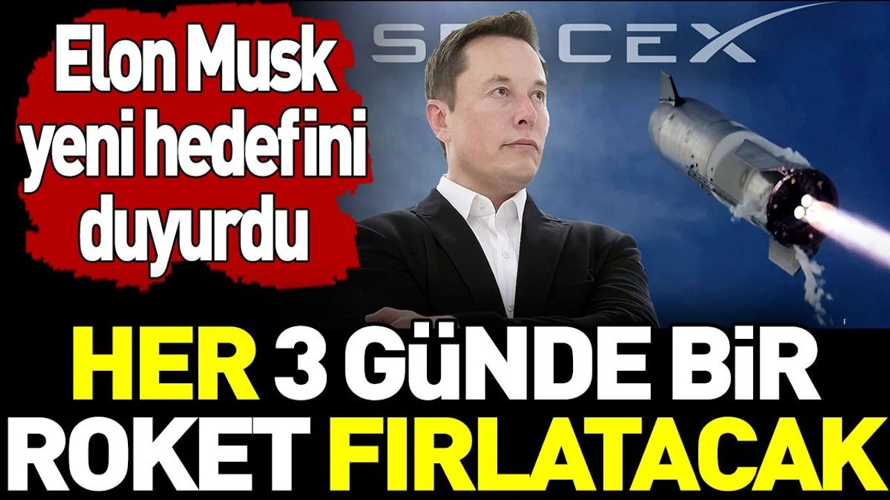 Elon Musk'ın SpaceX Şirketi 2024 Yılı İçin Yeni Hedeflerini Açıkladı