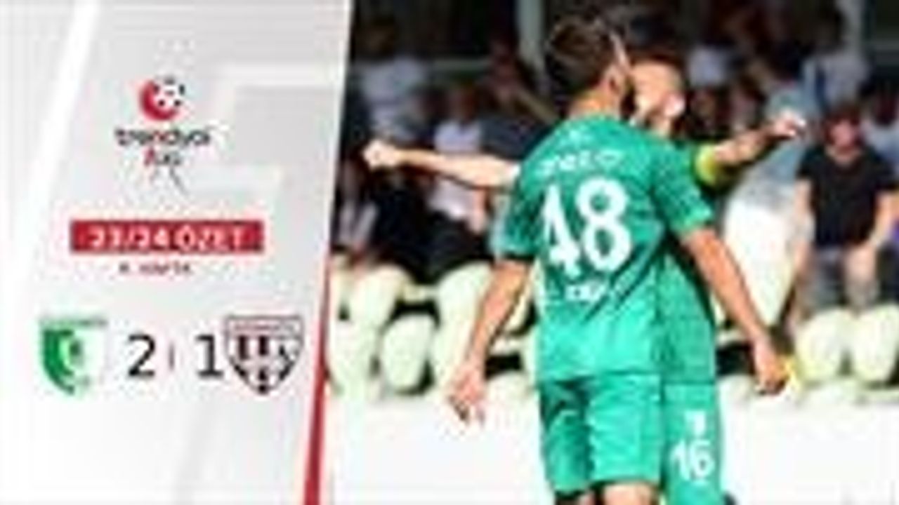 Bodrum FK - Teksüt Bandırma Spor Maçı Özeti ve Kadrolar