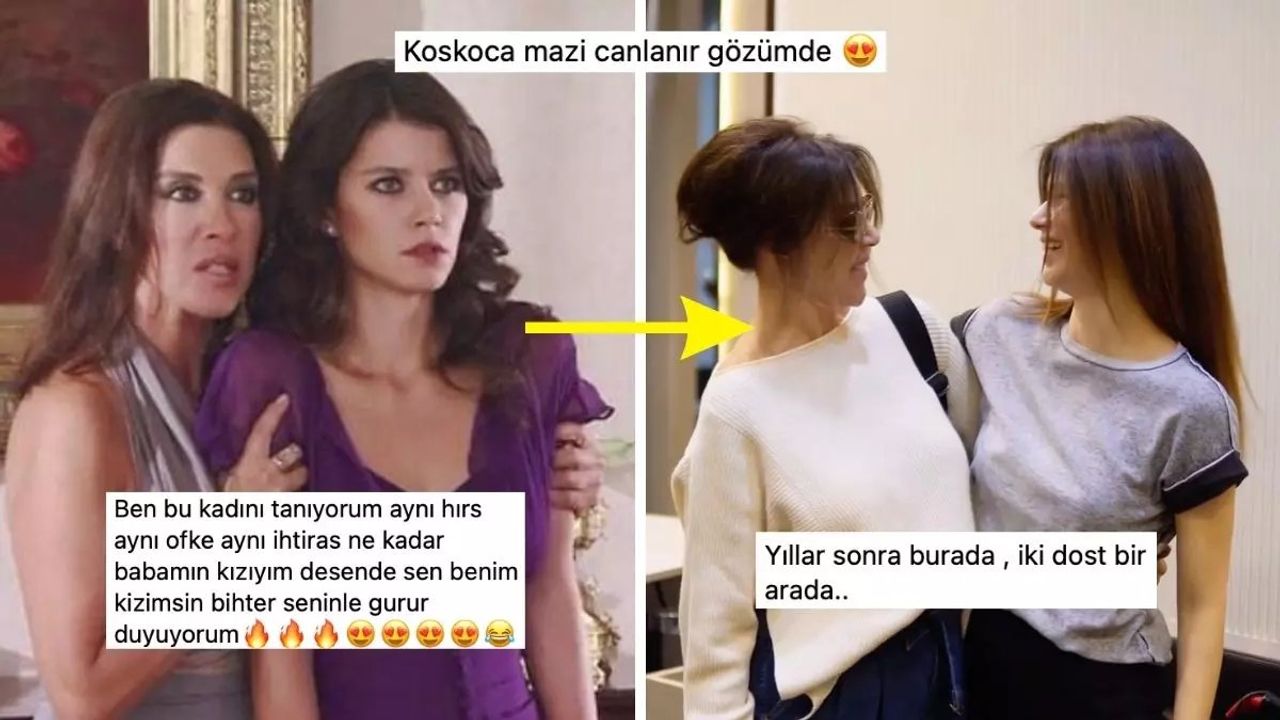 Aşk-ı Memnu'nun Firdevs Hanımı ve Bihter'i Yıllar Sonra Buluştu