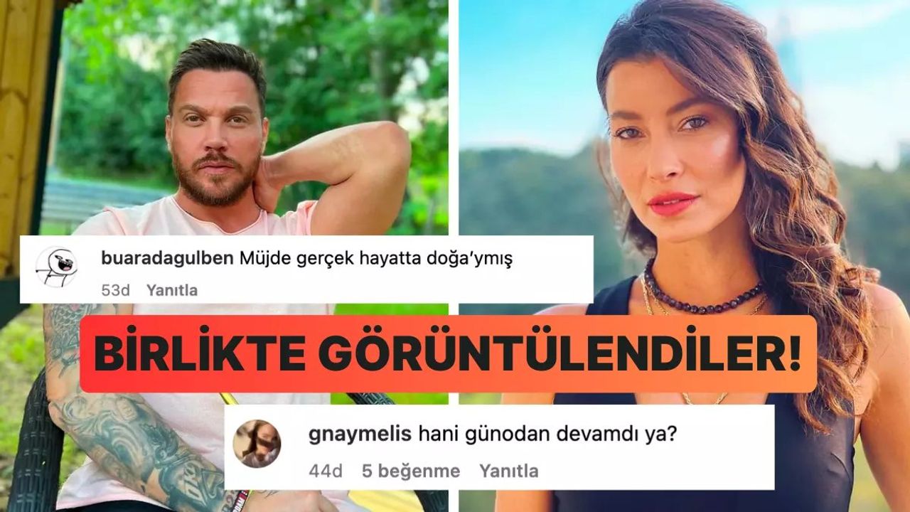 Kızılcık Şerbeti Dizisinin Oyuncuları Alevi Müjde Uzman ve Sinan Akçıl Birlikte Görüntülendi