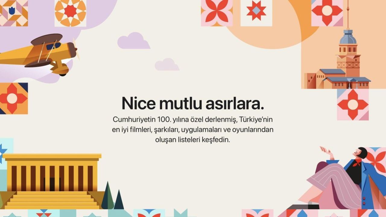 Apple'ın Cumhuriyetin 100. Yılına Özel İçerikler