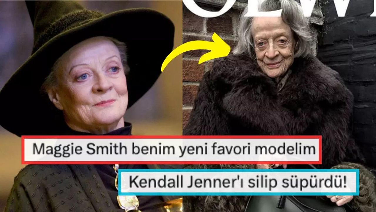 Maggie Smith Moda Dünyasına Adım Attı