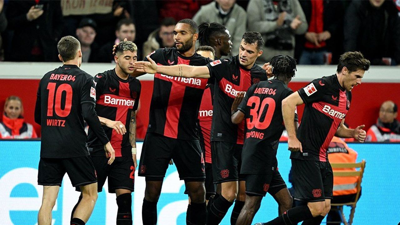 Bayer Leverkusen Bundesliga'da Liderliğini Sürdürdü