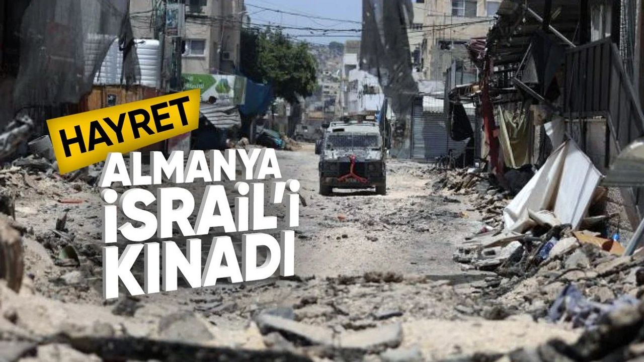 Almanya, İsrail'in Filistinlilere yönelik şiddetini kınadı