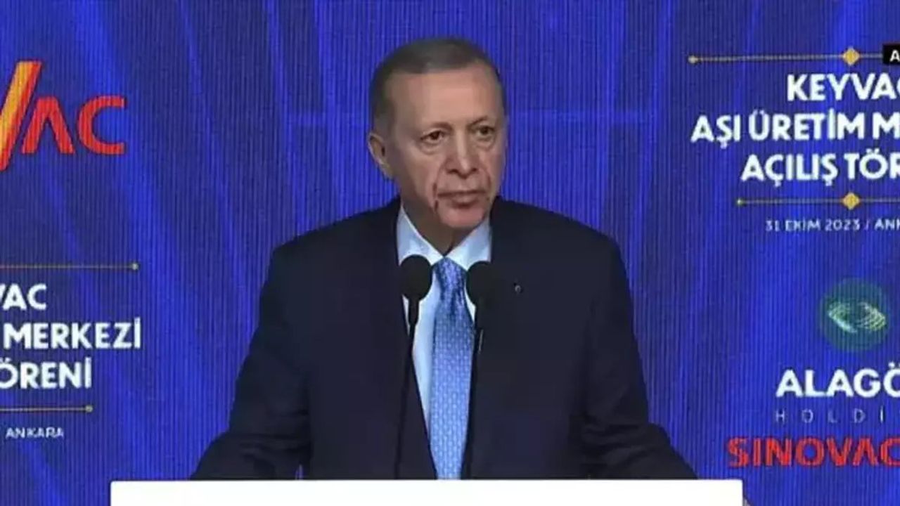 Cumhurbaşkanı Recep Tayyip Erdoğan KeyVac Aşı Üretim Merkezi'ni Açtı