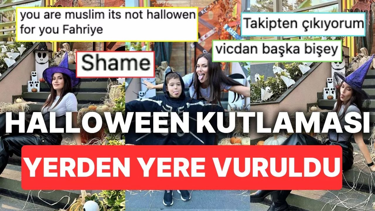 Fahriye Evcen Cadılar Bayramı Paylaşımıyla Tartışma Yarattı