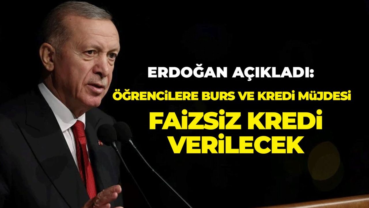 Erdoğan Müjdeyi Verdi: Faizsiz Kredi Verilecek!