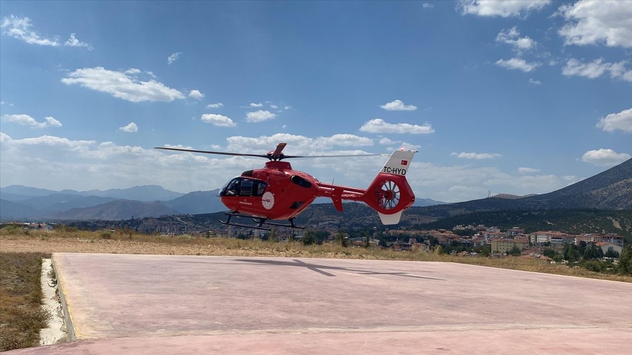 Ambulans Helikopterle Hayata Dönen Hasta