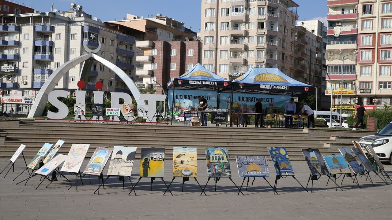 Baba ve Kızı, Gazze'nin Acısını Sanatla Anlatıyor