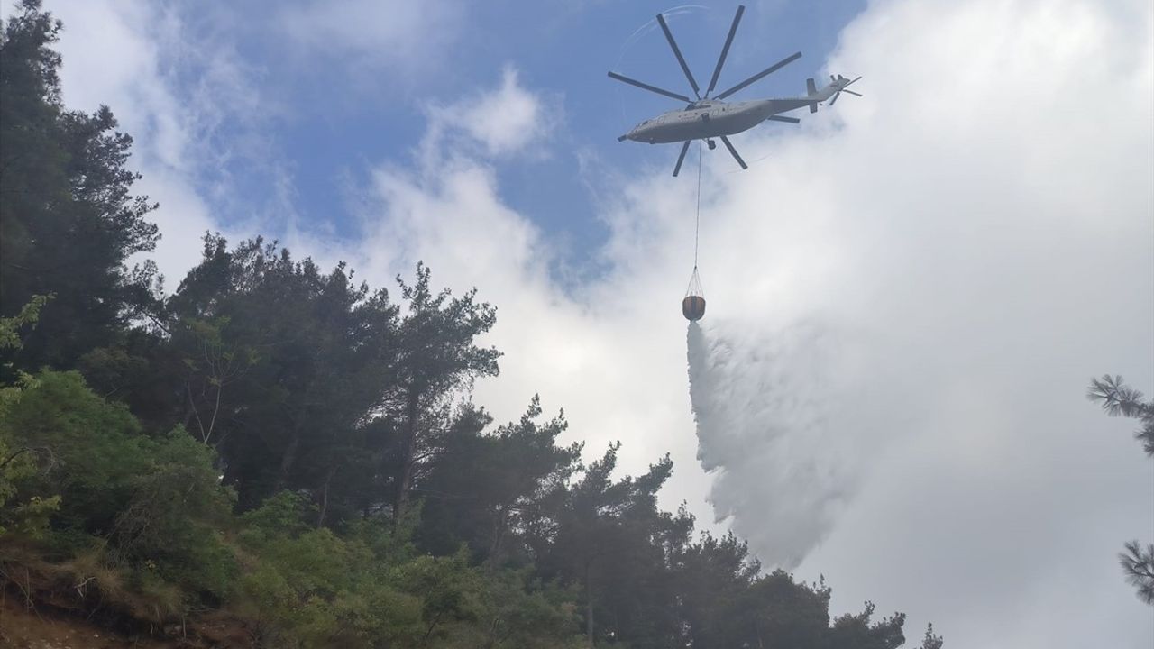 Hatay'da Orman Yangınına Hızla Müdahale Ediliyor