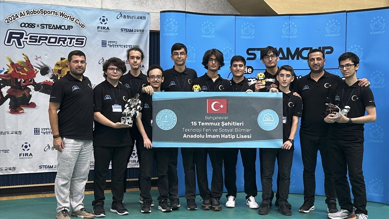 İstanbul İmam Hatip Liseleri'nin Robot Takımı Dünya Şampiyonu Oldu