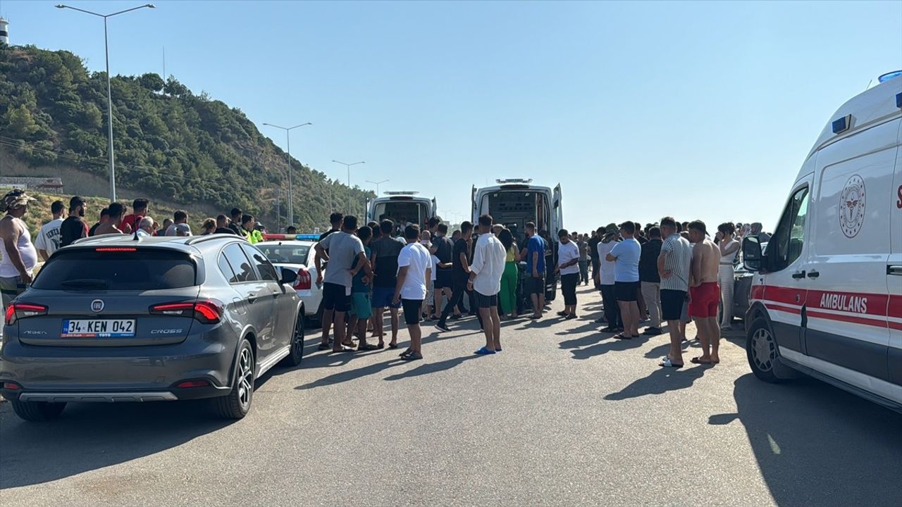 Hatay'da Denizde Boğulma Olayı: 5 Kişi Akıntıya Kapıldı