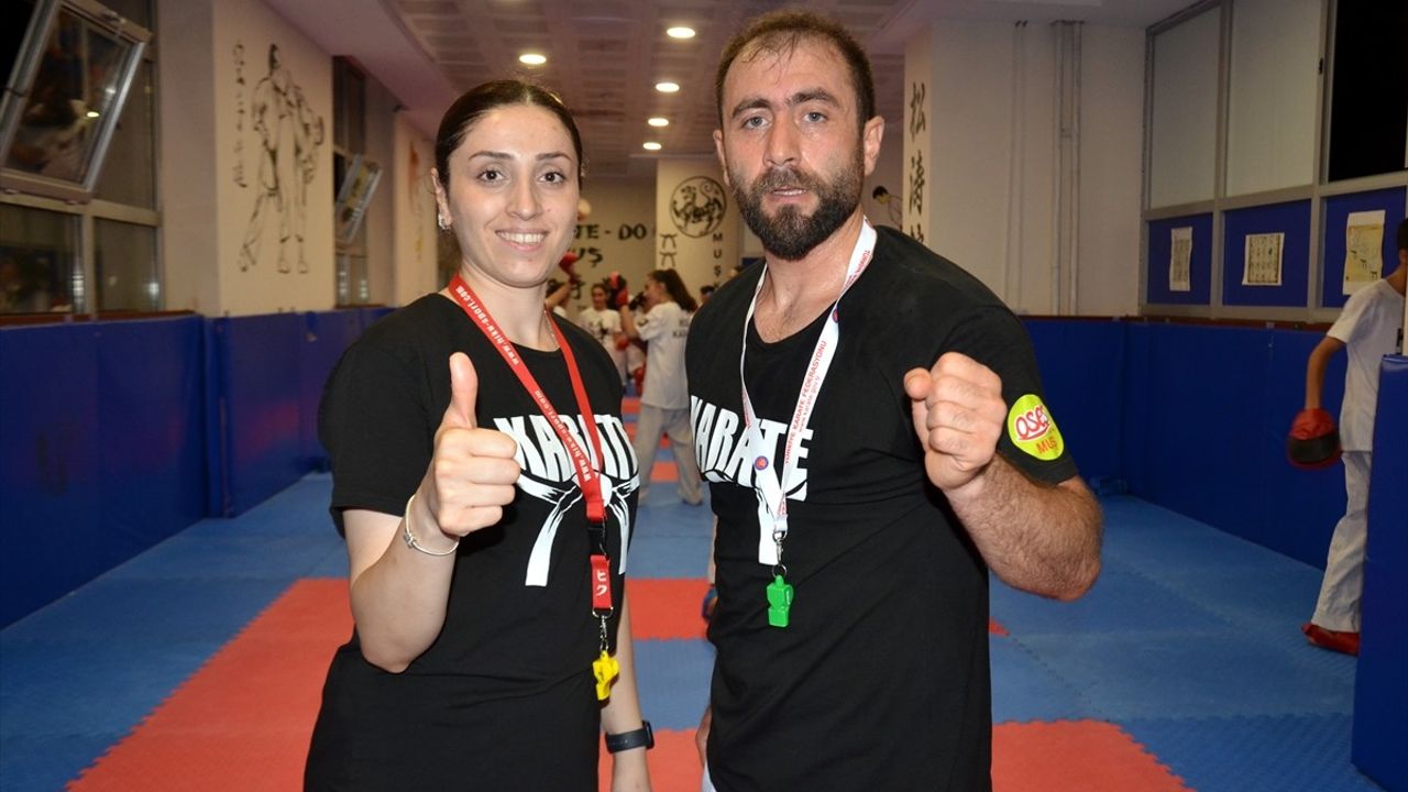 Muş'ta Geleceğin Karate Şampiyonları Yetişiyor