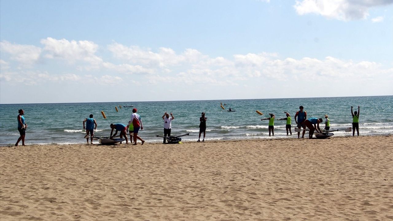 Sinop'ta Deniz Küreği Türkiye Şampiyonası Heyecanı