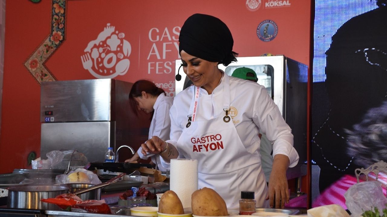 Afyonkarahisar'da 6. Uluslararası Gastro Festivali Coşkuyla Devam Ediyor