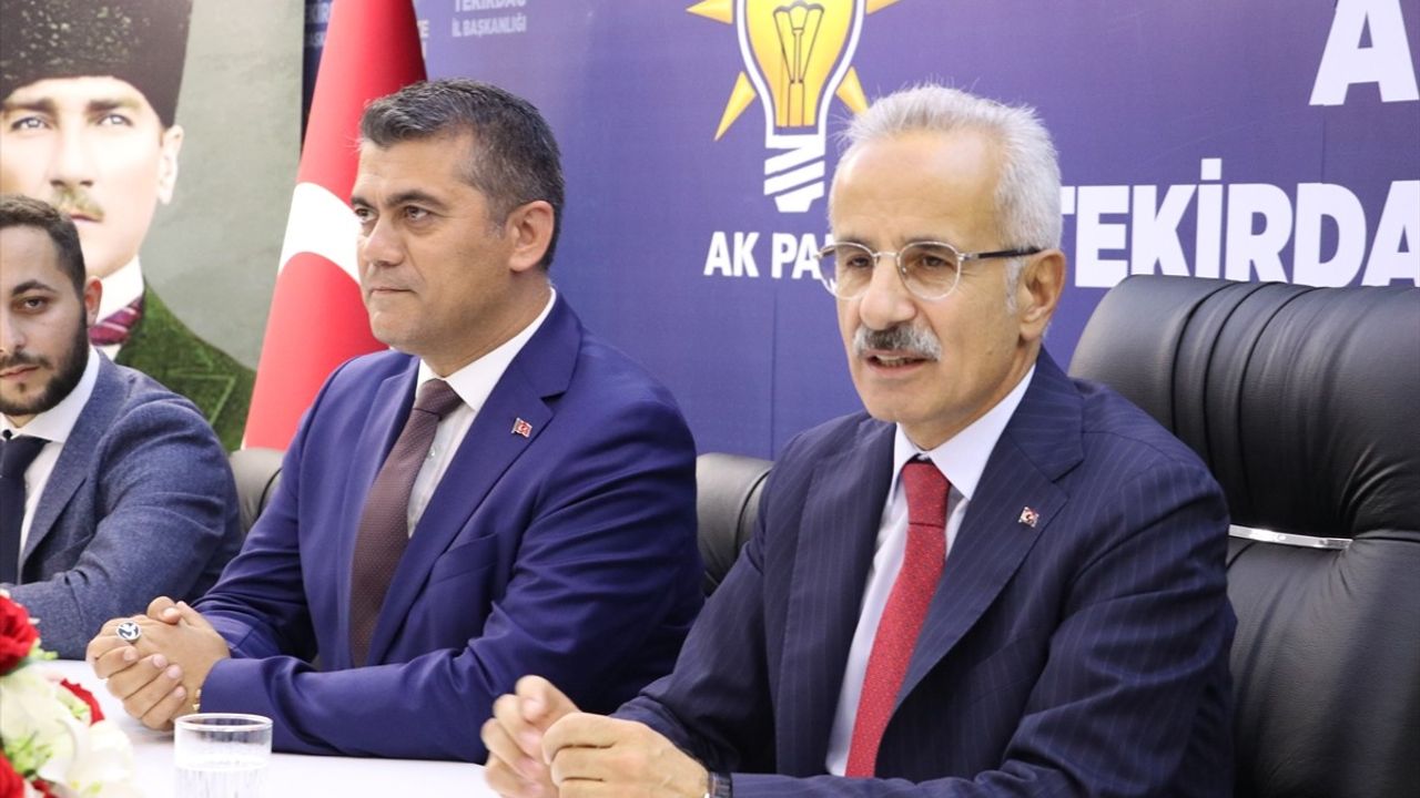 Bakan Uraloğlu Tekirdağ'da Yatırımları Anlattı