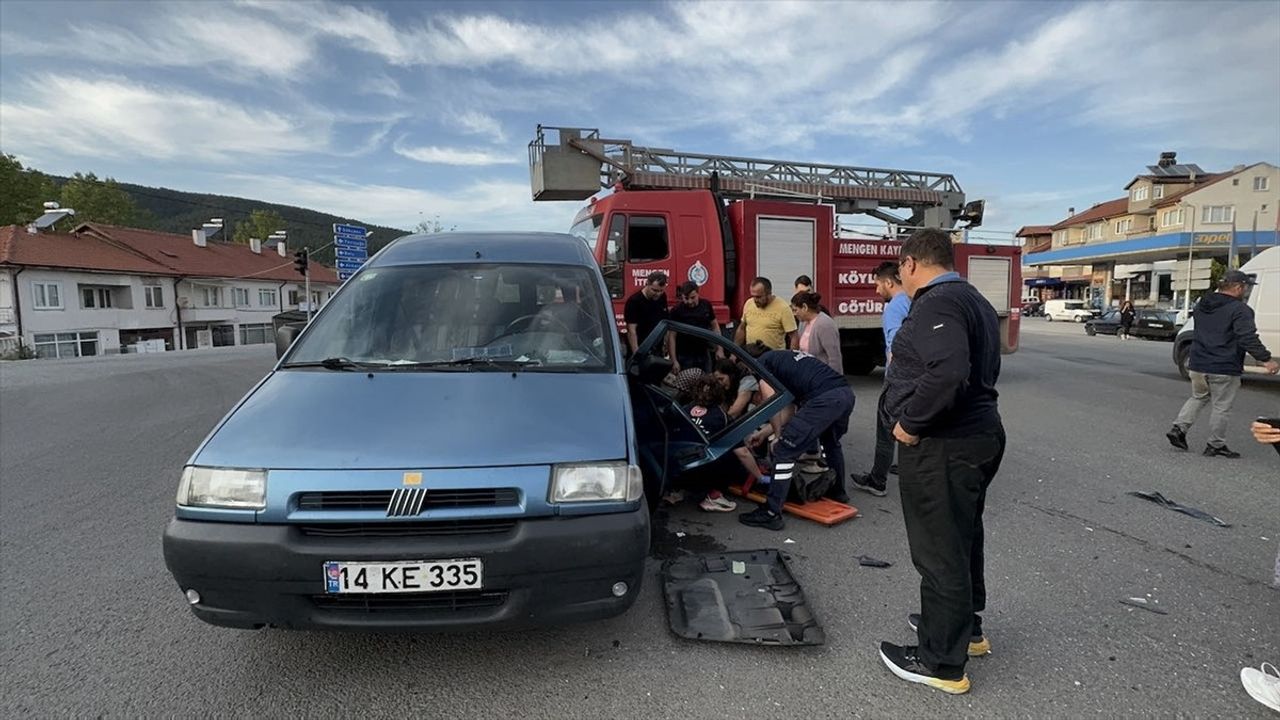 Bolu'daki Trafik Kazasında Bir Yaralı